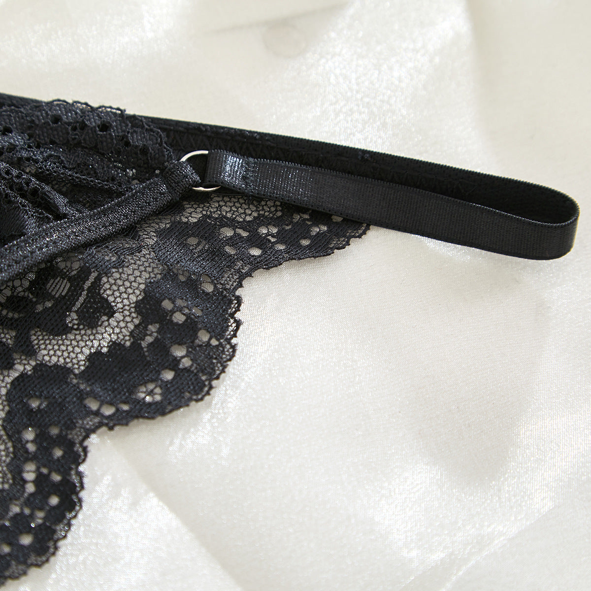 Lace Sheer Mesh Lingerie Set - detail view 46