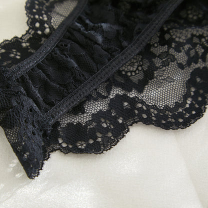 Lace Sheer Mesh Lingerie Set - detail view 47