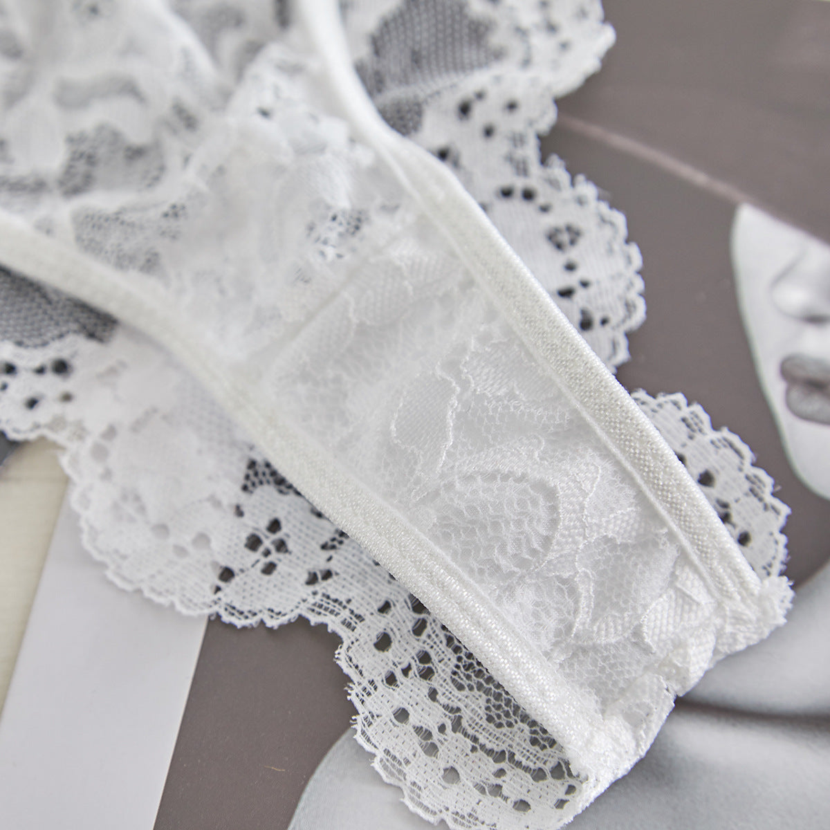 Lace Sheer Mesh Lingerie Set - detail view 55