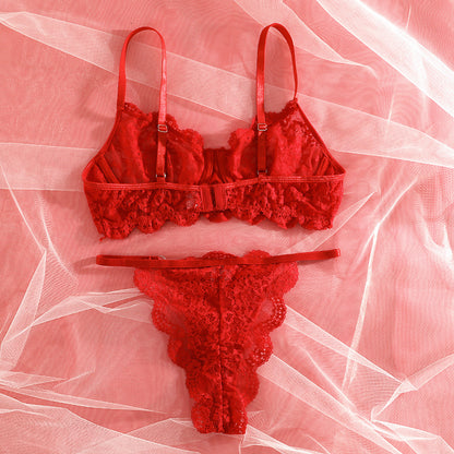 Lace Sheer Mesh Lingerie Set - detail view 58