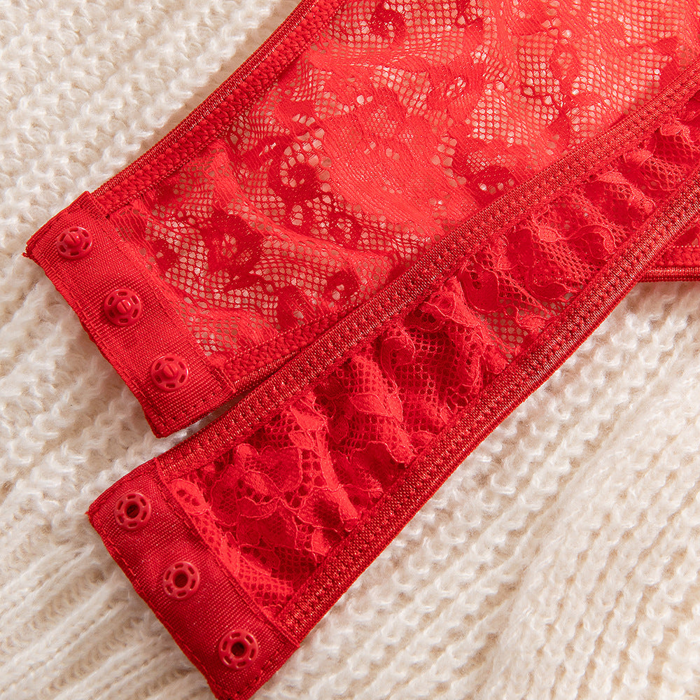 Lace Stockings Bodysuit - detail view 27