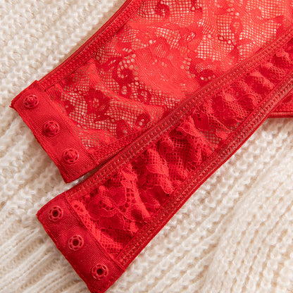 Lace Stockings Bodysuit - detail view 27