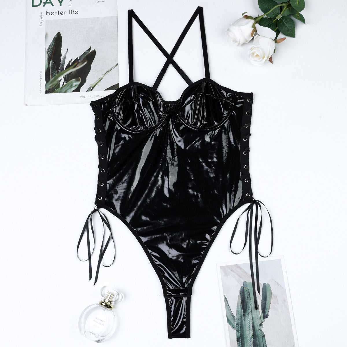 Lace-Up Bodysuit - detail view 13