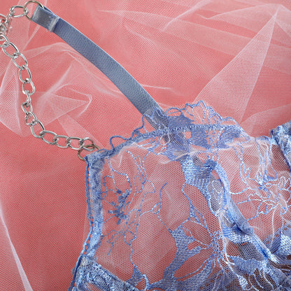 Mesh 4-Piece Set Cutout Lingerie - detail view 43