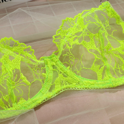 Mesh 4-Piece Set Cutout Lingerie - detail view 60