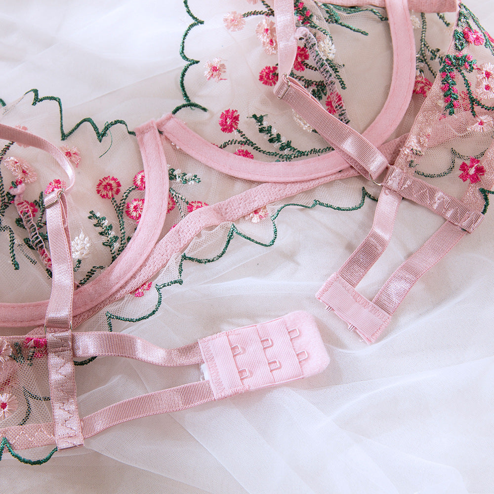 Mesh Bra Set Push-Up Lingerie - detail view 13