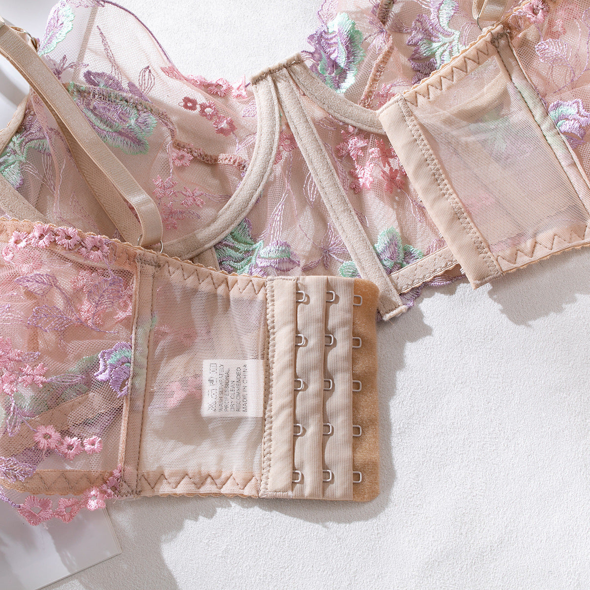 Mesh Bra Set Push-Up Lingerie - detail view 15