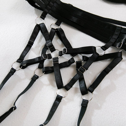 Mesh Push-Up Underwire Lingerie Set - detail view 34