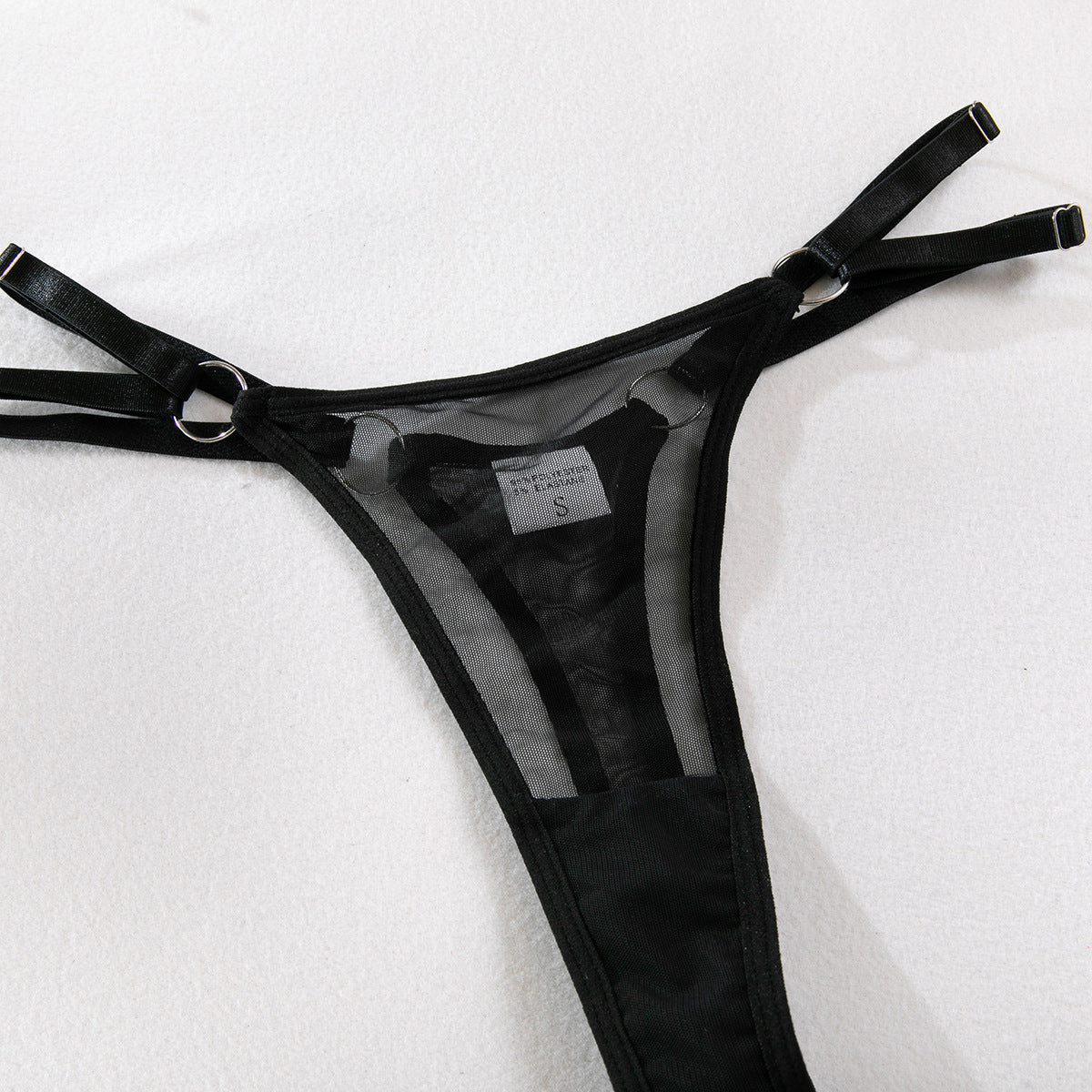 Mesh Push-Up Underwire Lingerie Set - detail view 35