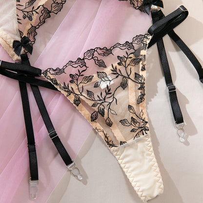 Mesh Sheer 3-Piece Set Lingerie - detail view 14