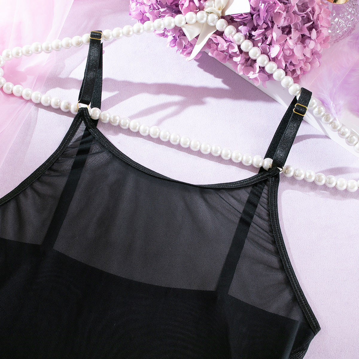 Mesh Sheer 3-Piece Set Lingerie - detail view 18