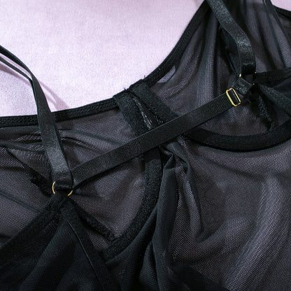 Mesh Sheer 3-Piece Set Lingerie - detail view 35