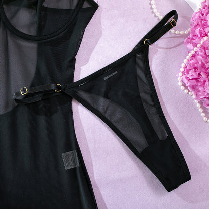 Mesh Sheer 3-Piece Set Lingerie - detail view 36