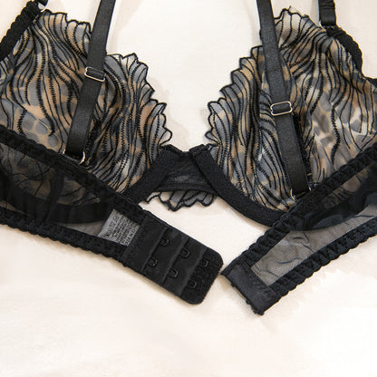 Mesh Sheer Bra Set Lingerie - detail view 14