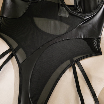 Mesh Sheer Halter Bodysuit - detail view 38