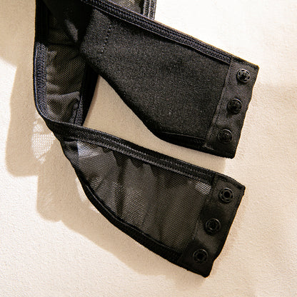 Mesh Sheer Halter Bodysuit - detail view 40