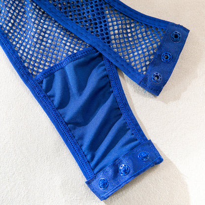 Mesh Sheer Lingerie Set Bodysuit - detail view 22