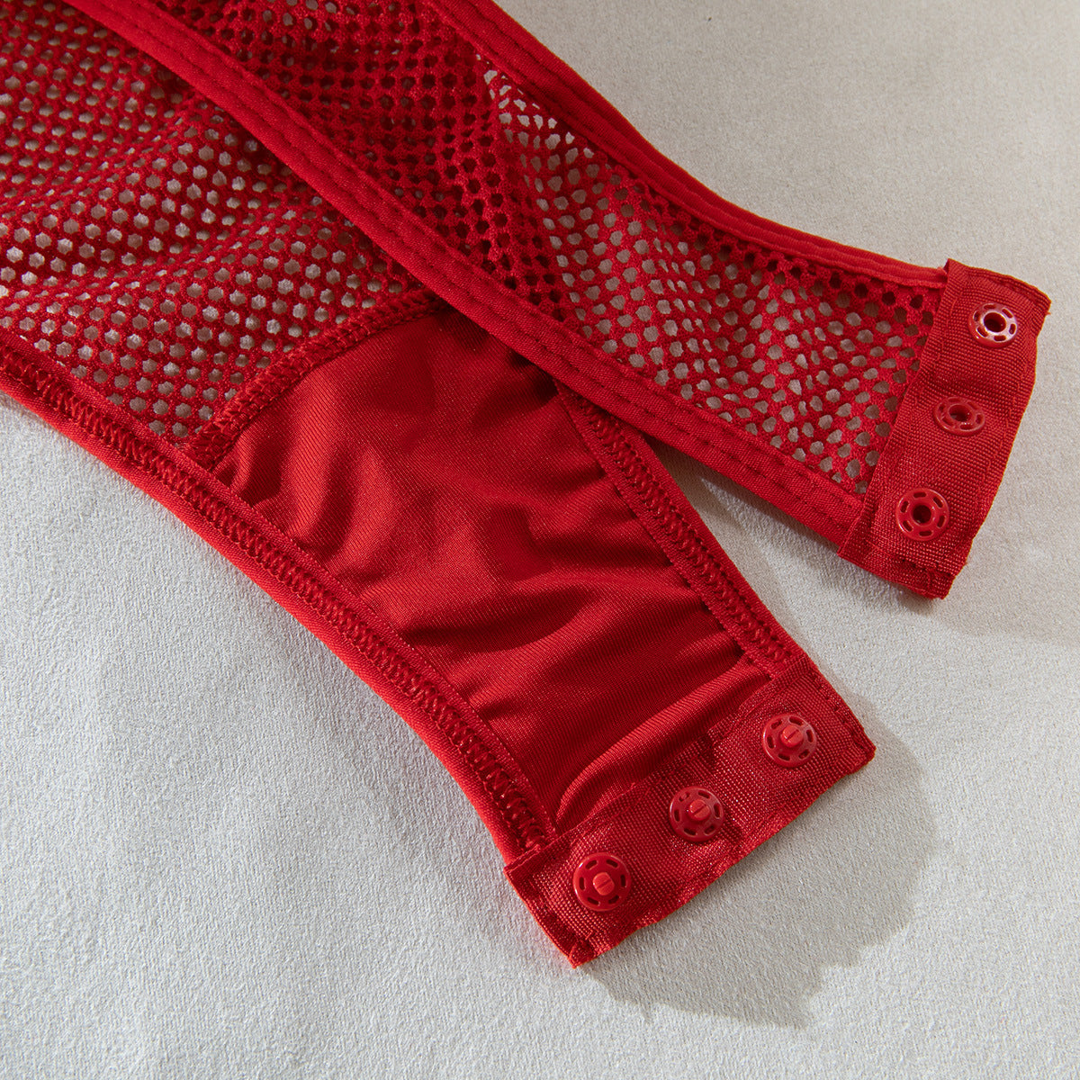 Mesh Sheer Lingerie Set Bodysuit - detail view 30