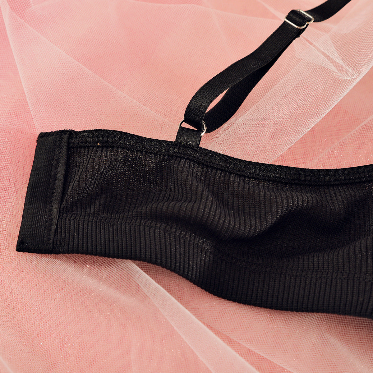 Mesh Sheer Underwire Lingerie Set - detail view 23