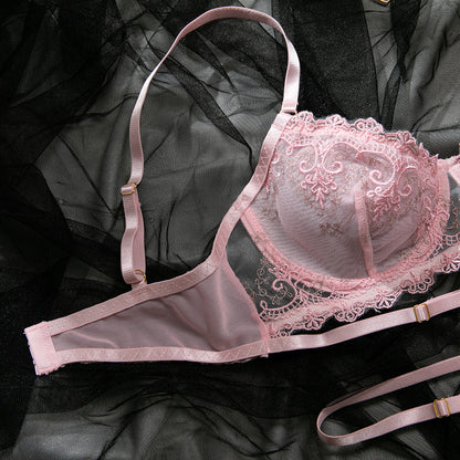 Pink Push-Up Halter Lingerie Set - detail view 15