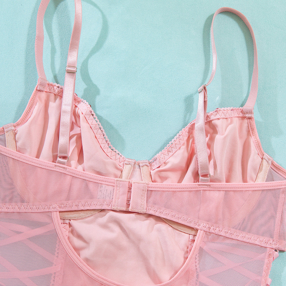 Pink Shapewear Bodysuit Push-Up - detail view 11