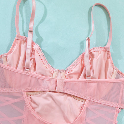 Pink Shapewear Bodysuit Push-Up - detail view 11
