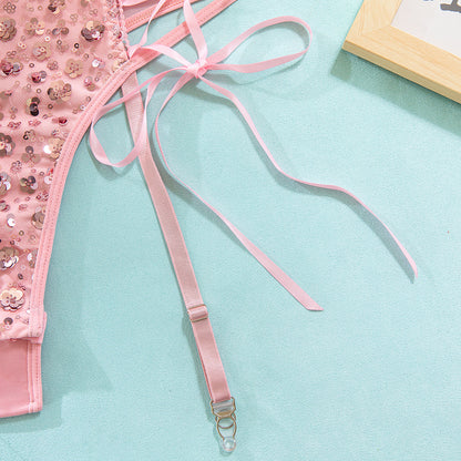 Pink Shapewear Bodysuit Push-Up - detail view 14