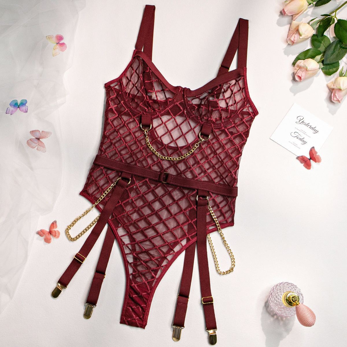 SoftRevel Push-Up Underwire Bodysuit - full view