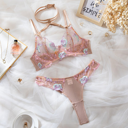 SoftRevel Push-Up Underwire Lingerie Set - flat lay