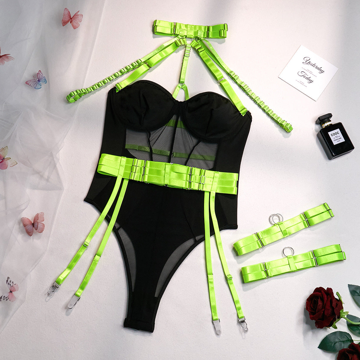 SoftRevel Shapewear Bodysuit Push-Up - full view