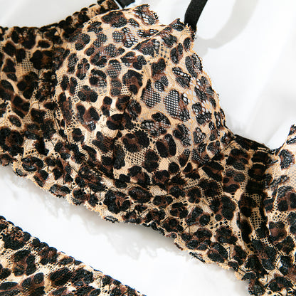 Sheer Mesh 4-Piece Set Bra Lingerie - detail view 14