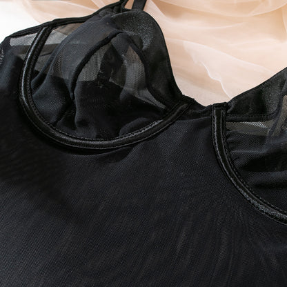 Sheer Mesh Bodysuit - detail view 25