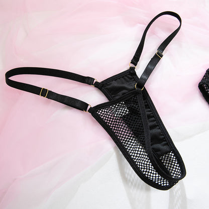 Sheer Mesh Lingerie Set Cutout Bodysuit - detail view 21