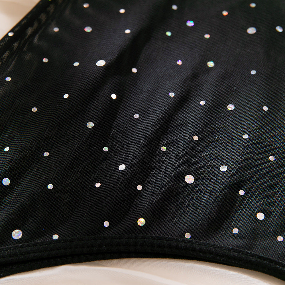 Sheer Mesh Push-Up Underwire Lingerie Set - detail view 32