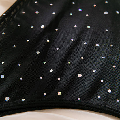 Sheer Mesh Push-Up Underwire Lingerie Set - detail view 32