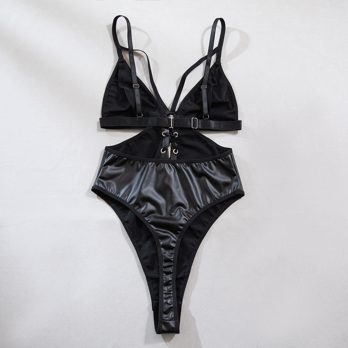 Sheer Mesh Shapewear Bodysuit Backless - detail view 11