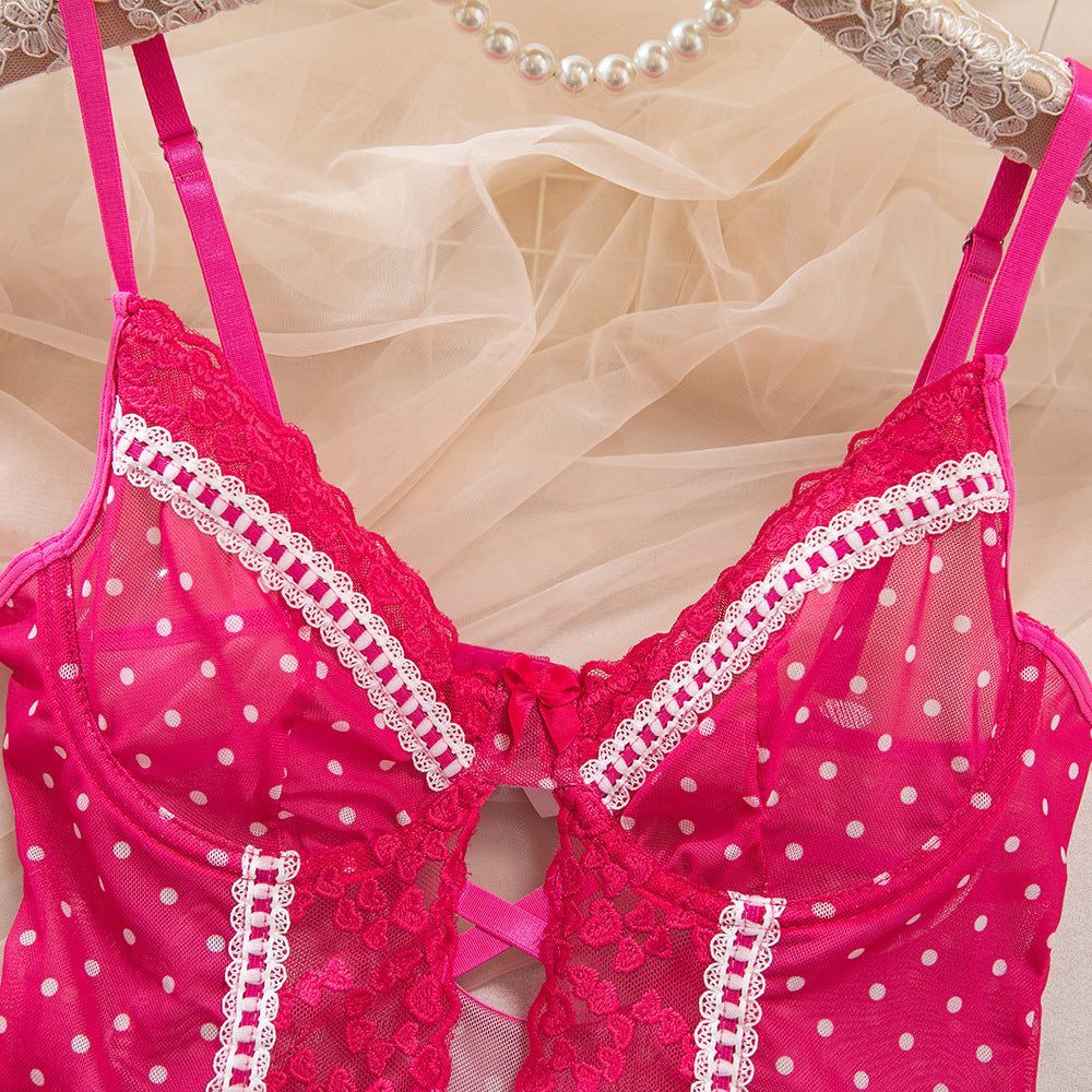 Stockings Push-Up Babydoll Dress - detail view 15