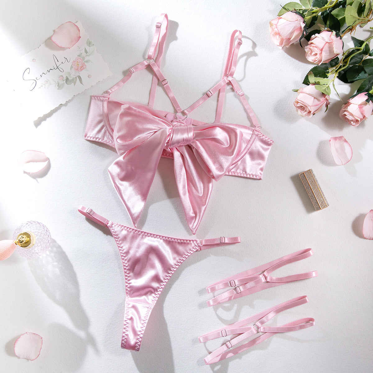SoftRevel Underwire Cutout Lingerie Set - view 10